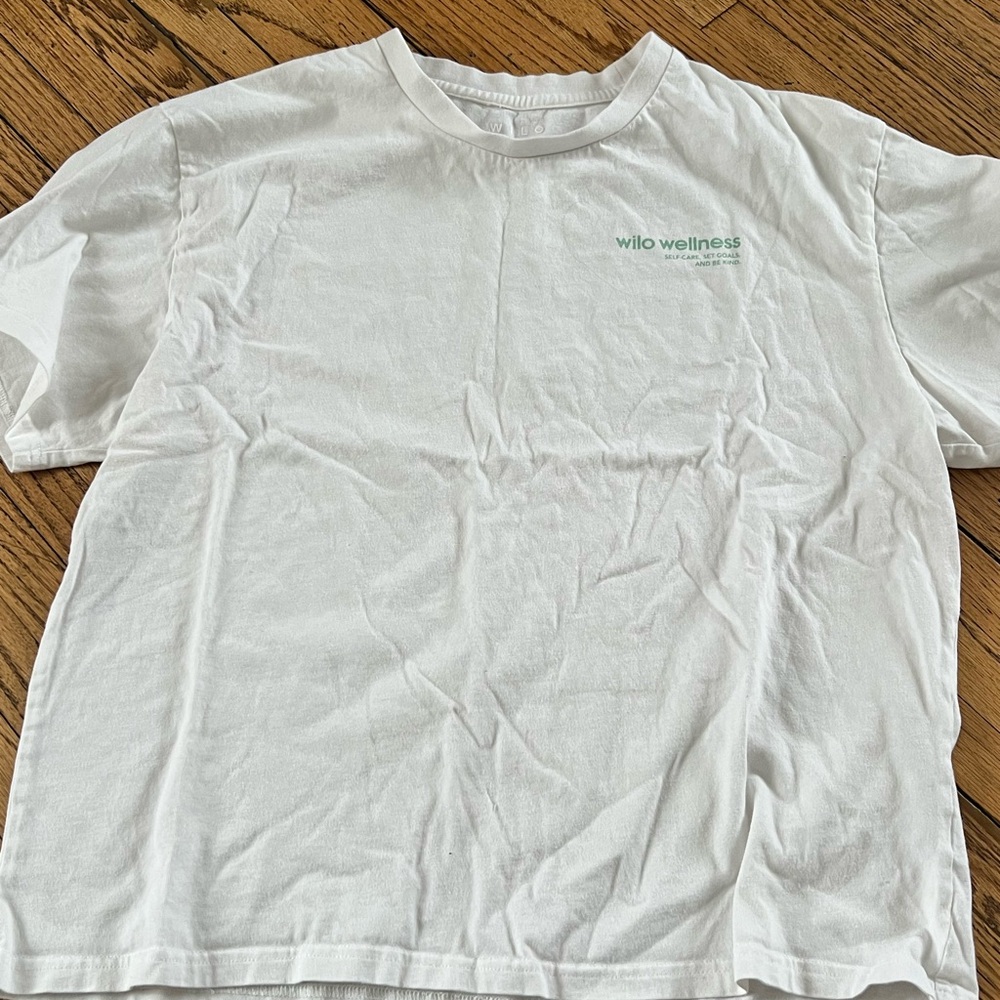 Wilo Wellness White Short Sleeve Tee